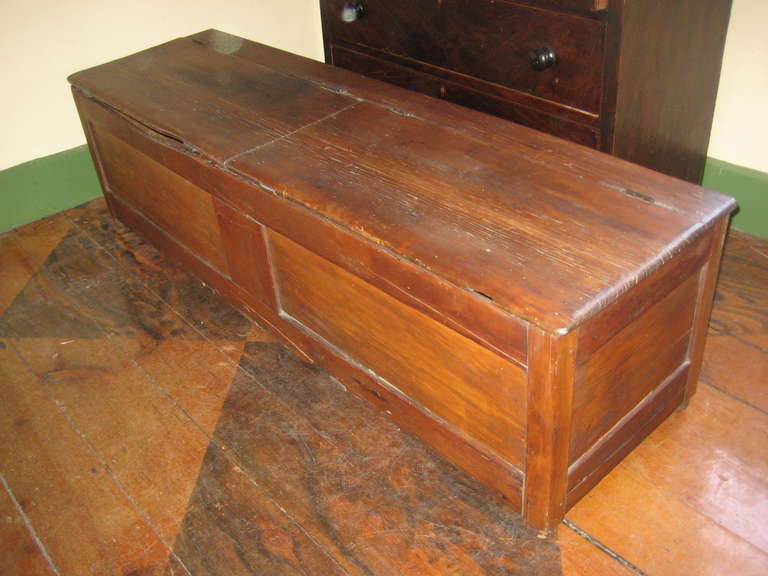 American Pine Double-Lid Blanket Chest