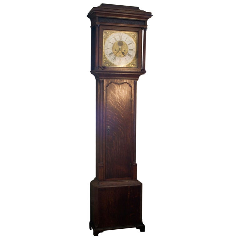 English Tall Case Clock For Sale
