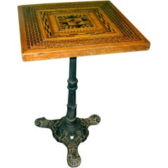 Marquetry table