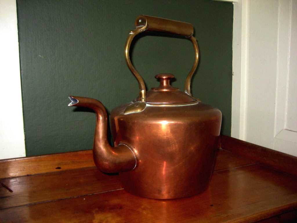 copper tea pot