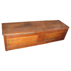 Pine Double-Lid Blanket Chest