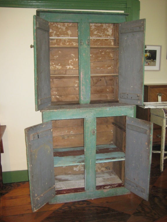 antique step back cupboard for sale