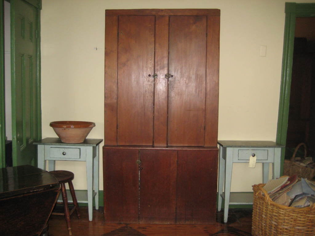 American Painted Shaker-Style Cupboard