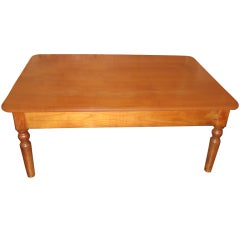 Large French fruitwood Coffee Table