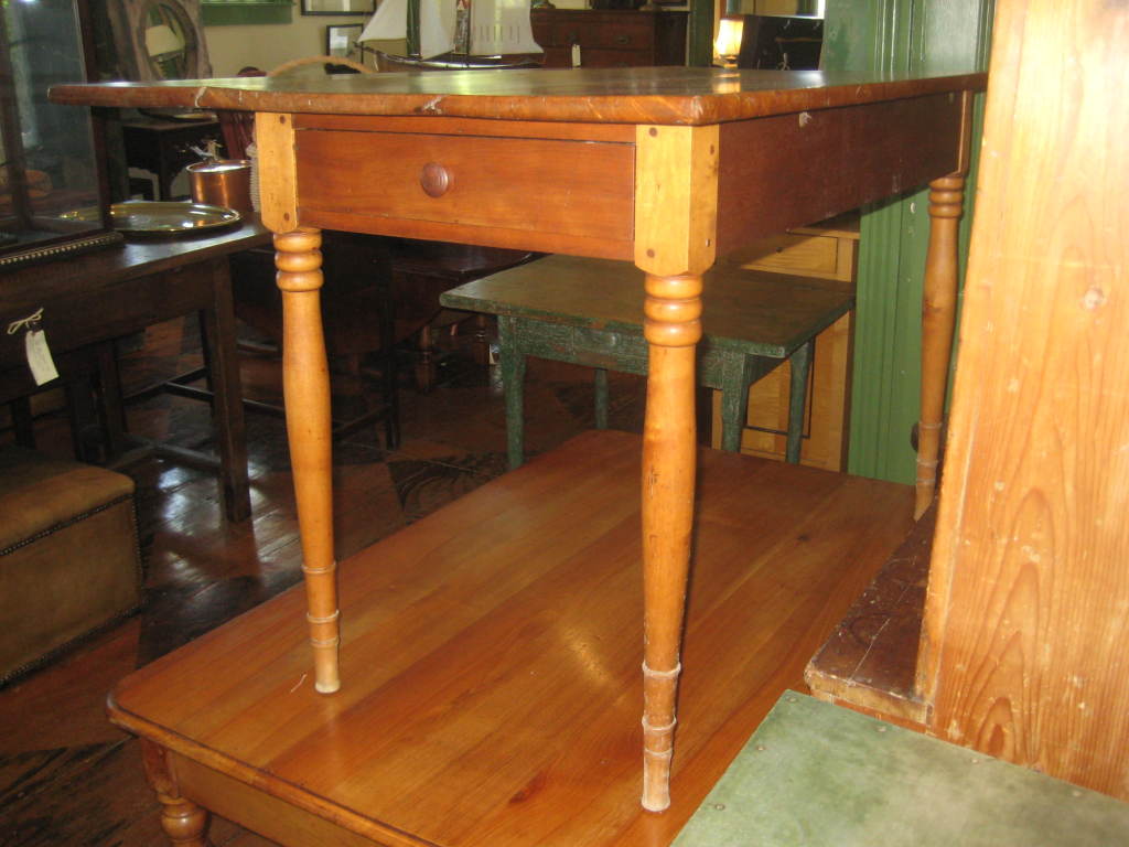 Wood Dropleaf Table