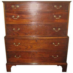 Antique Oak Chest on chest