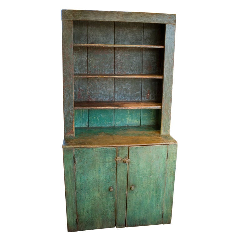 Nova Scotian Pine Step Back Cupboard