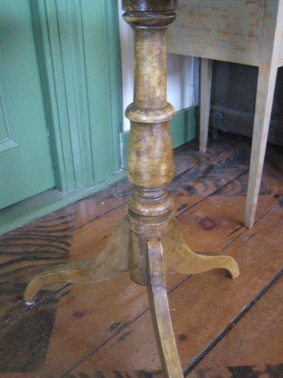 Canadian Birch Candlestand In Good Condition In Nantucket, MA