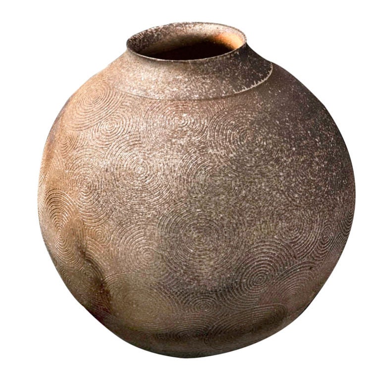 Shigaraki Tsubo by Kato Takahiko For Sale