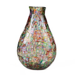 Robin Mix Murrhini Glass Vase