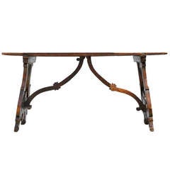 18th Century Carved Oak Italian Table