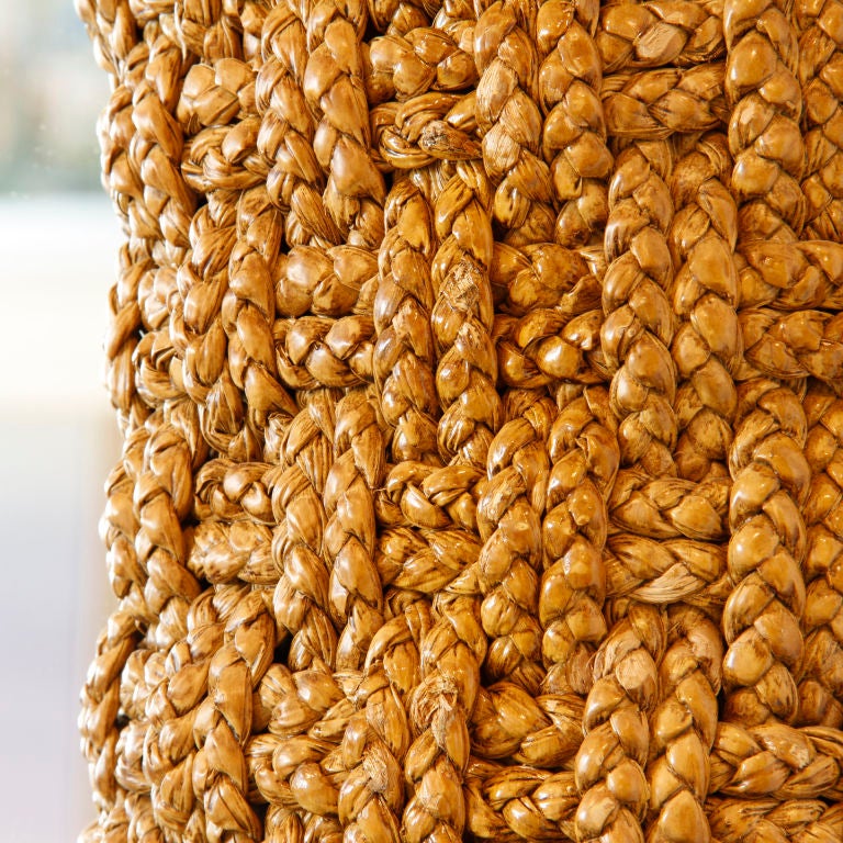 Large Sisal Frame Mirror