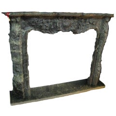 Hand Carved Marble Mantle