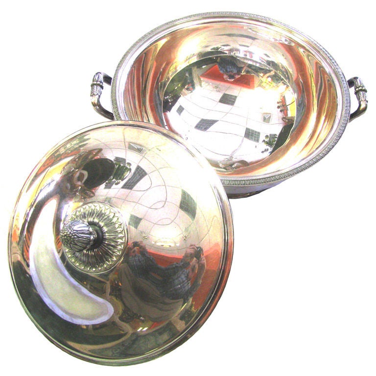 Christofle "Malmaison" Soup Tureen with Cover