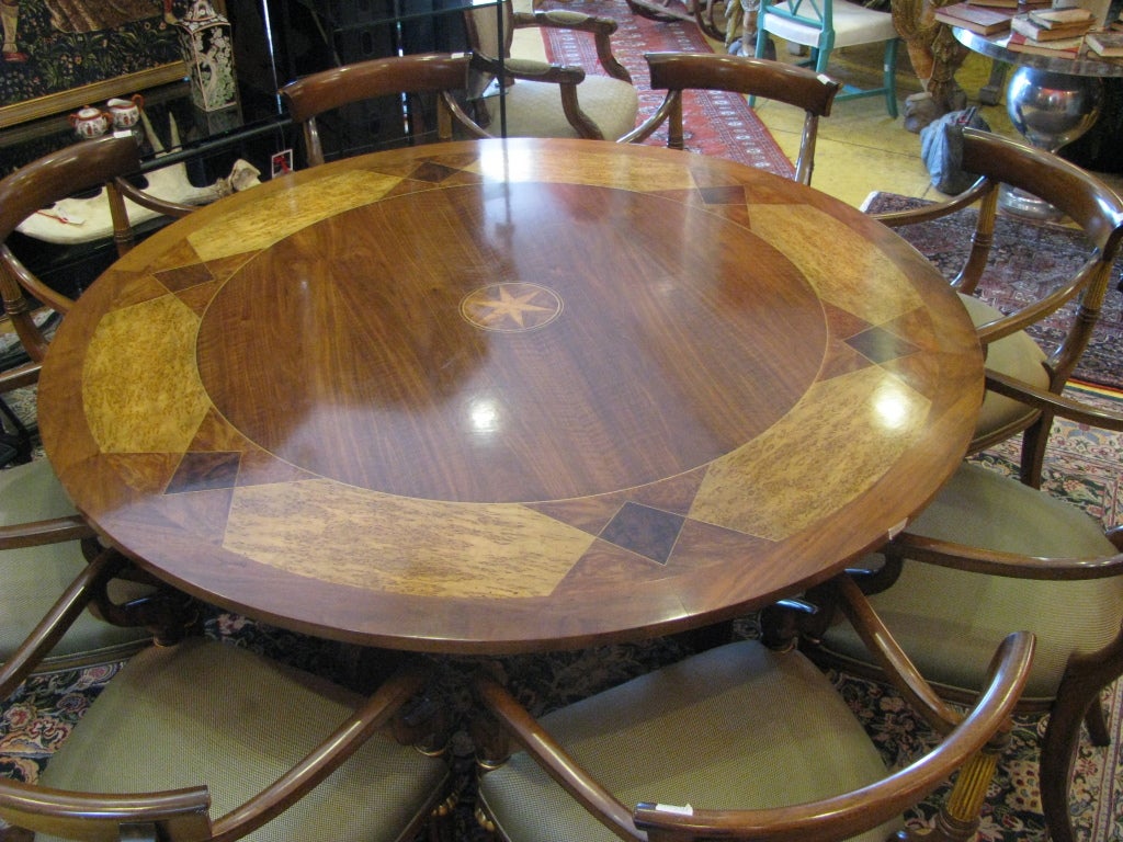 John Widdicomb Dining Table "Russian Star"