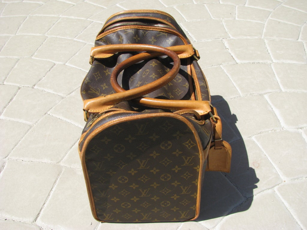 French Louis Vuitton Monogram Dog Carrier