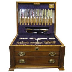 Carrs Sheffield Queen Elizabeth II Commemorative Set of Flatware