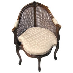 Louis XV Style, Cane Back Chair