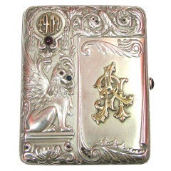 Antique Russian Silver Cigarette Case