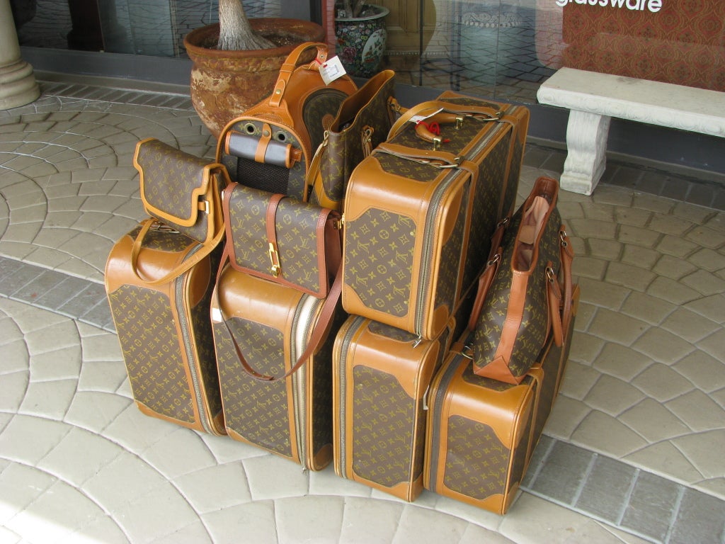 10 Piece Assorted set of Louis Vuitton Monogram Luggage 2