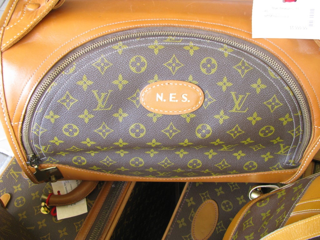 French 10 Piece Assorted set of Louis Vuitton Monogram Luggage