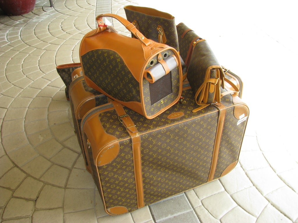 10 Piece Assorted set of Louis Vuitton Monogram Luggage 1