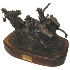 'Battle of Clay Creek Mission' Bronze by Ed Dwight