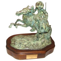 'Rescue By Sgt. Denny' Bronze By Ed Dwight. #5 of 20