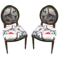 Pair of Louis XVI Style Chair