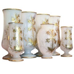 Baccarat Crystal with Gold Etchings and Trim