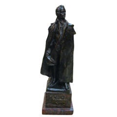 "Mozart" bronze sculpture by Hans Muller