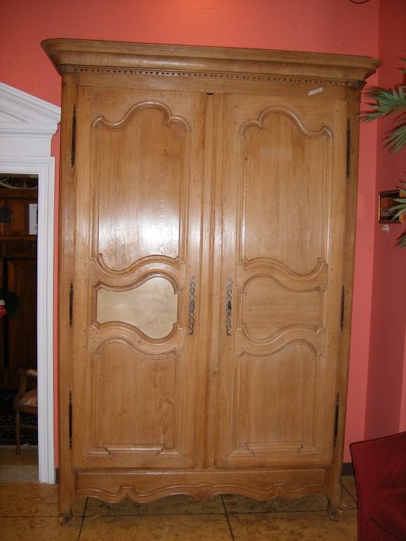 Distressed Wood Armoire 1