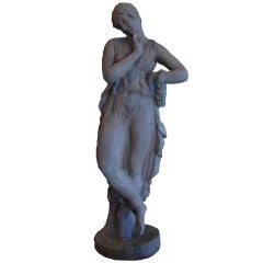 French Early 19th Century Terra Cotta Statue