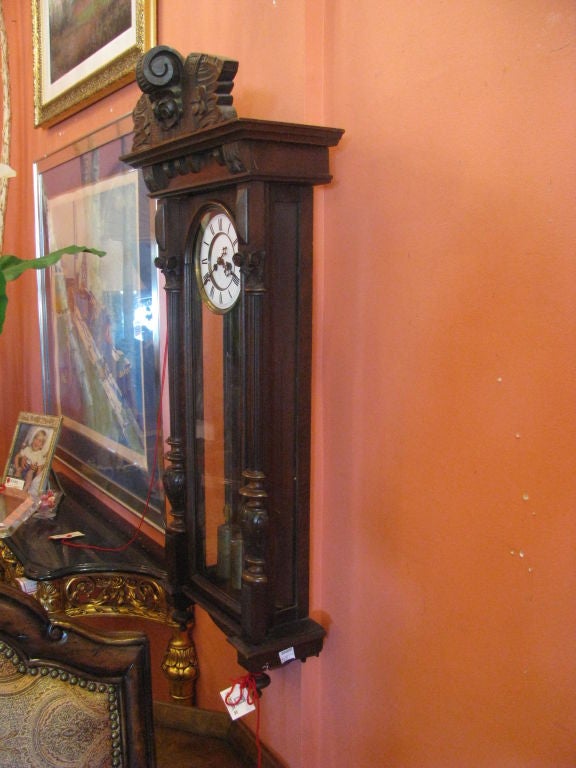 antique regulator wall clock