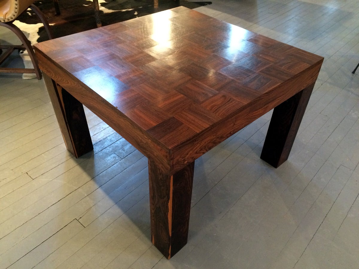 Mid-20th Century Two Rosewood Nesting Tables, Don Shoemaker For Sale