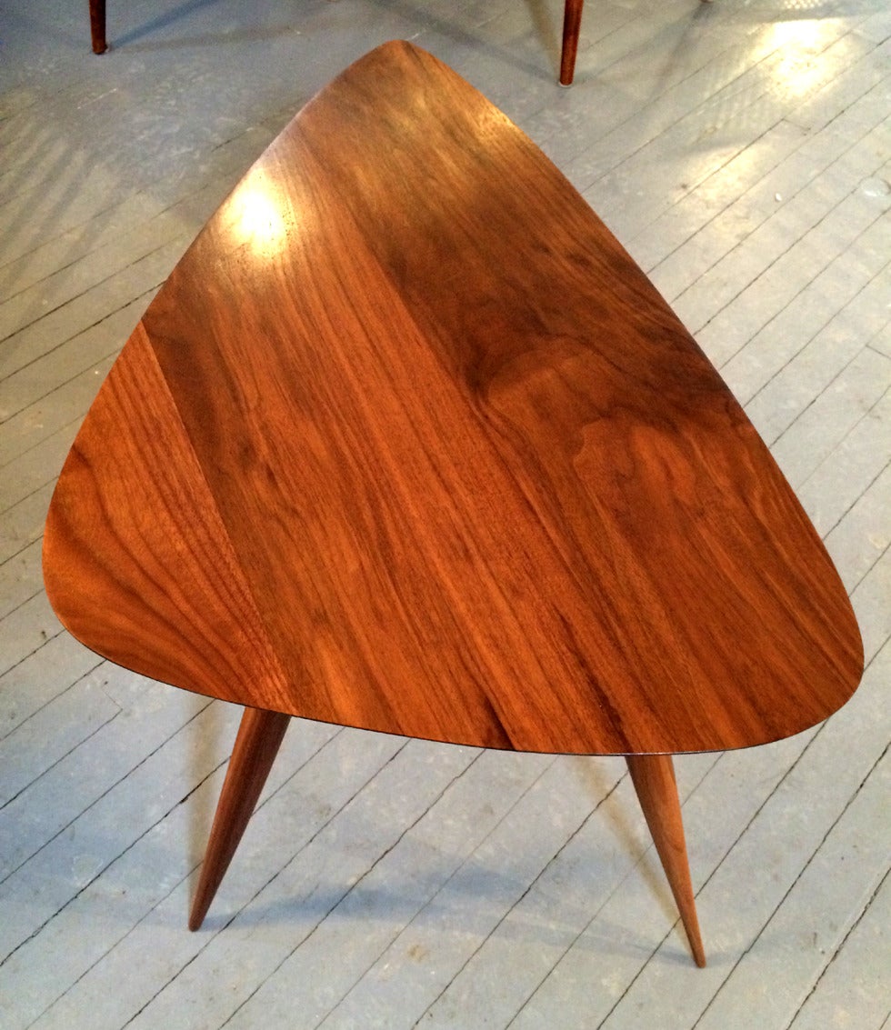 American Walnut Side Table by Phillip Lloyd Powell
