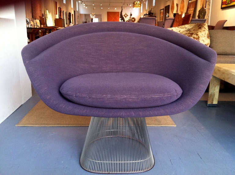 American Pair of Warren Platner lounge chairs Knoll