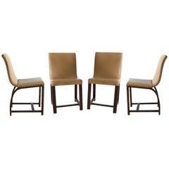 Vintage Set of Four Art Deco chairs Gilbert Rohde Heywood Wakefield