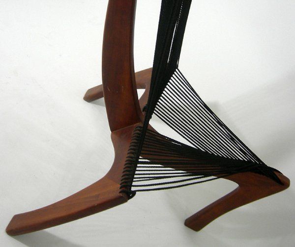 Harp Chair Attributed to Jorgen Hovelskov In Good Condition For Sale In Atlanta, GA