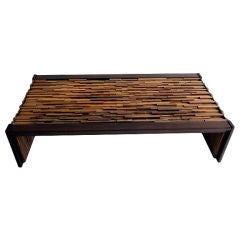 Rosewood Coffee cocktail table Percival Lafer Brazil
