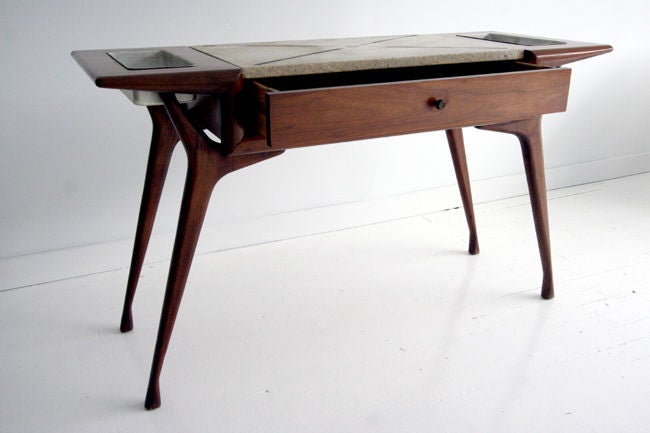 Italian Console or Sofa Table Ico Parisi Style In Good Condition In Atlanta, GA