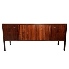 Walnut Rosewood Sideboard Credenza Edward Wormley Dunbar