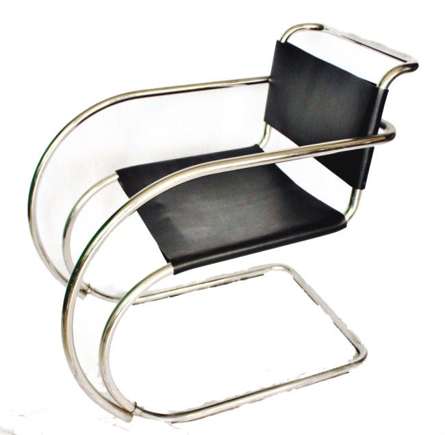 American Pair MR 20 Lounge chairs Mies Van Der Rohe