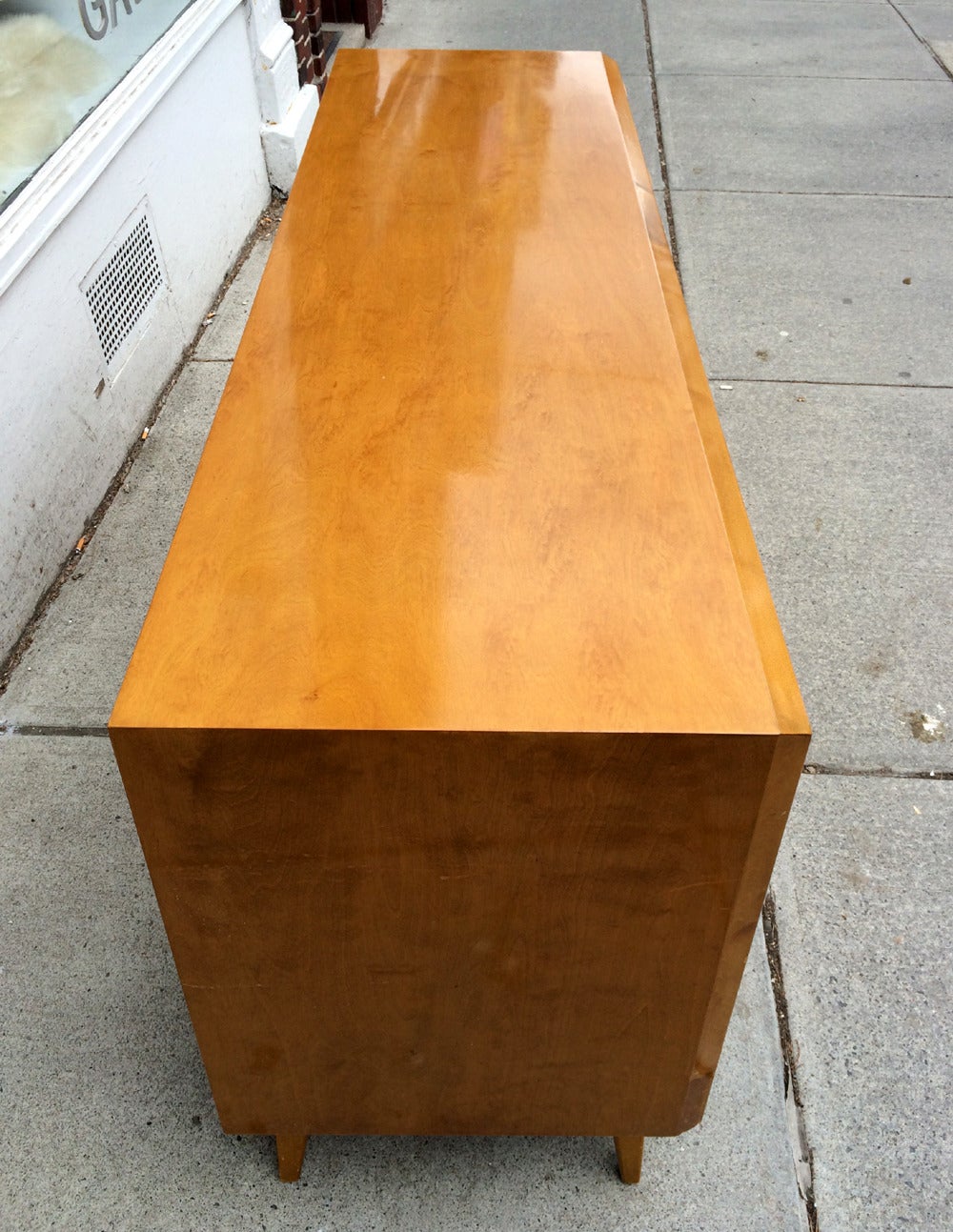wavy wood dresser