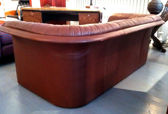 Mid-Century Modern Leather Sofa Dunbar by Dennis Christiansen