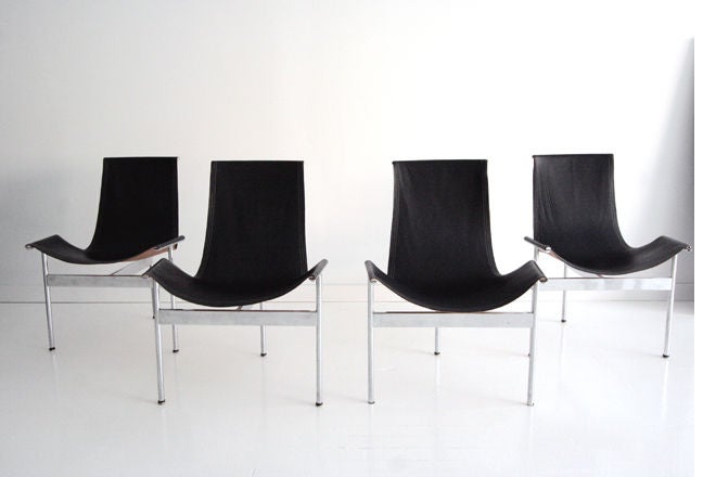 Four "T" chairs Katavolos, Littell and Kelley for LaVerne