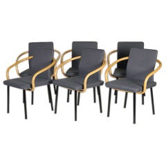 Six Mandarin Chairs Knoll Ettore Sottsass