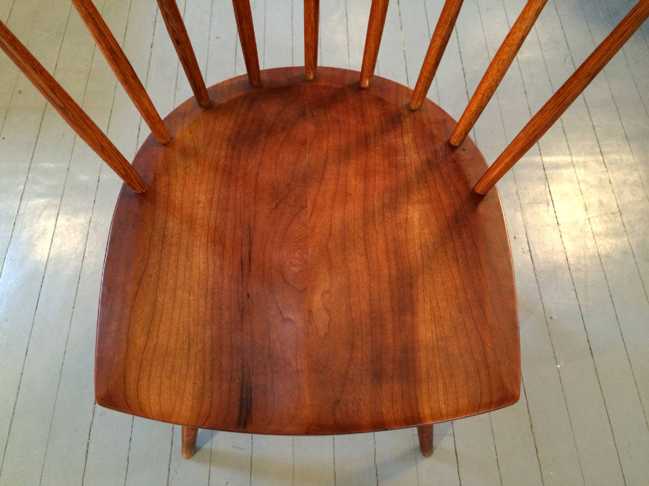 American Early Set of Four Straight Back Chairs by George Nakashima