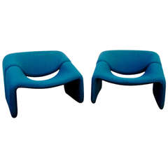Pair of "Groovy" Lounge Chairs Pierre Paulin Artifort