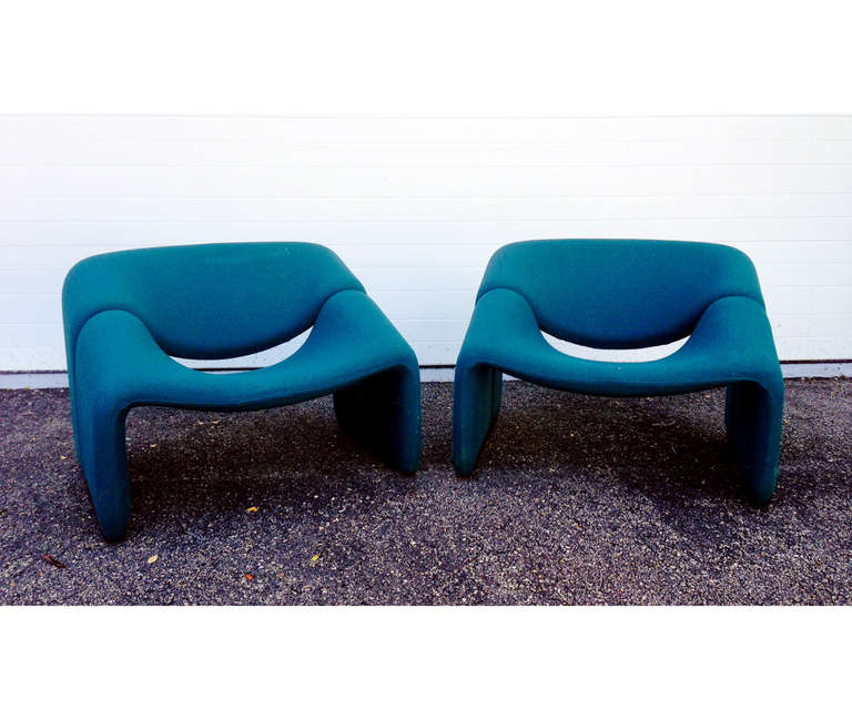 A pair of dutch lounge chairs called 